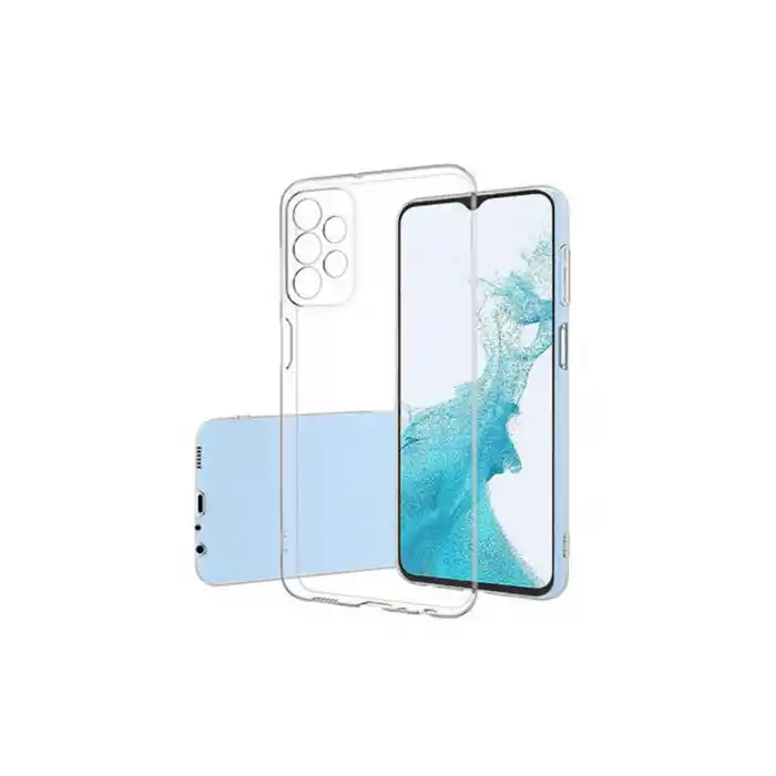 Samsung A23 Tıpalı Şeffaf Silikon