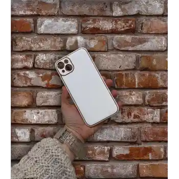 İphone 14 Plus Deri Görünümlü Coco Kapak-Kılıf