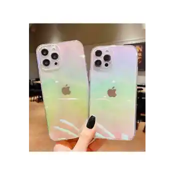 İphone 14 Pro Max Gökkuşağı Rainbow Kılıf Kapak
