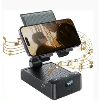 Joyroom 3 in 1 Telefon Tutuculu Dijital Ekranlı Katlanabilir Hopörlör