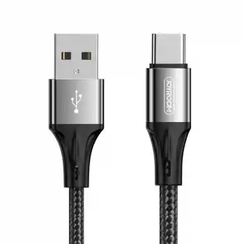 Joyroom S-1030t USB to Type-C Metal Kopmaz Hızlı Şarj Kablosu 3A