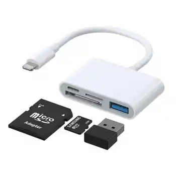 Joyroom S-H142 Lightning - USB OTG Kart Okuyucu 4 in 1