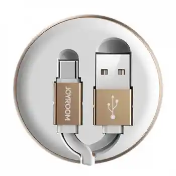 Joyroom S-M346 Uzatılabilir Type-C Hızlı Şarj ve Data Kablosu Beyaz