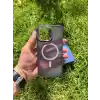 İphone 13 Pro Max Magsafe Mat Krom Telefon Kılıfı