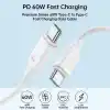 Joyroom 60W Type-C-Type-C Şarj Kablosu 0,25M
