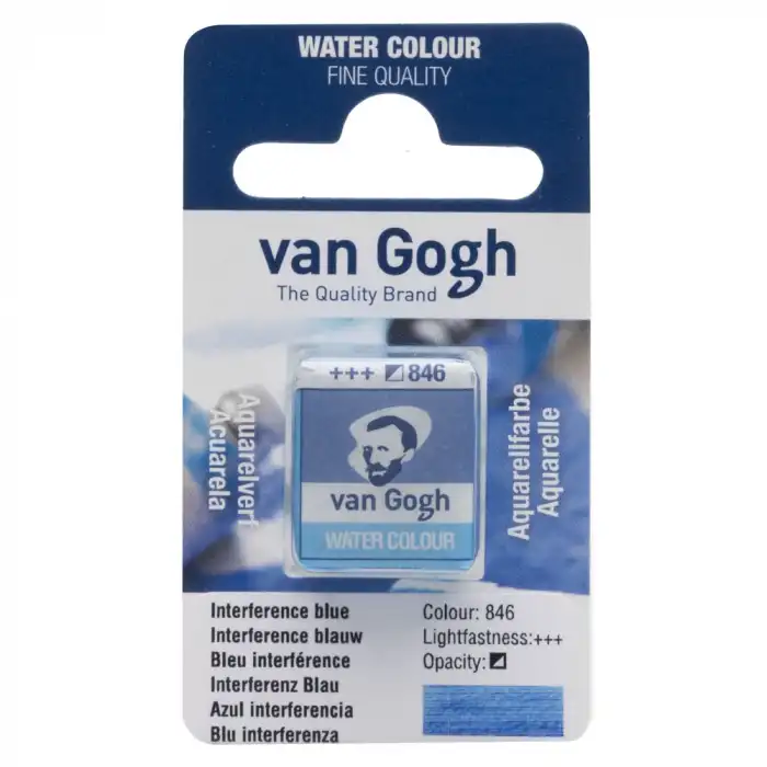 Van Gogh Watercolour Pan Interference Blue 846