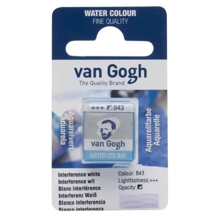 Van Gogh Watercolour Pan Interference White 843