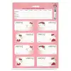 Hello Kitty Etiket Ders Programlı 3 Lü 220130-08