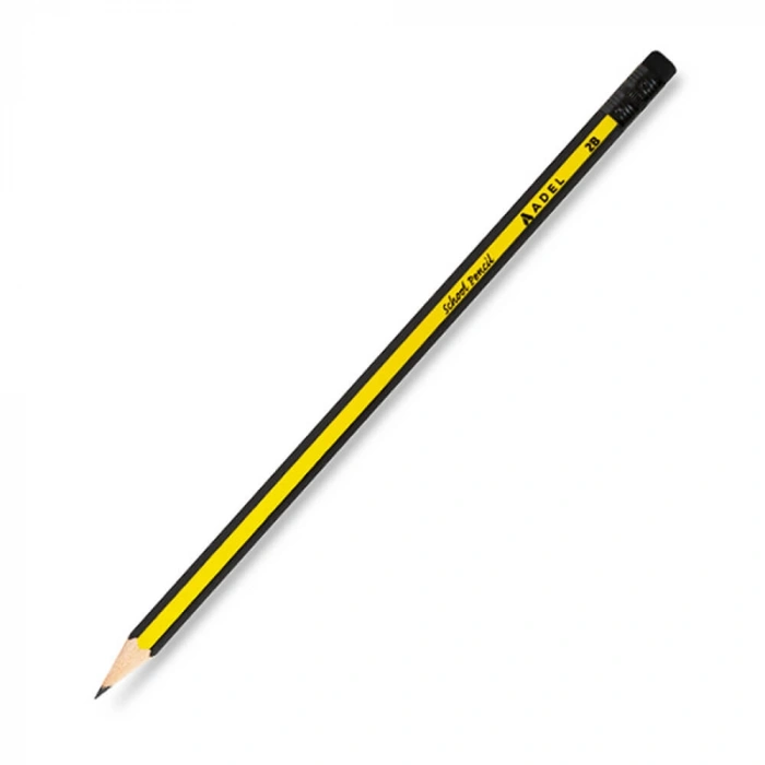 Adel Kurşun Kalem School Pencil 2B Silgili Yl 2062135000000