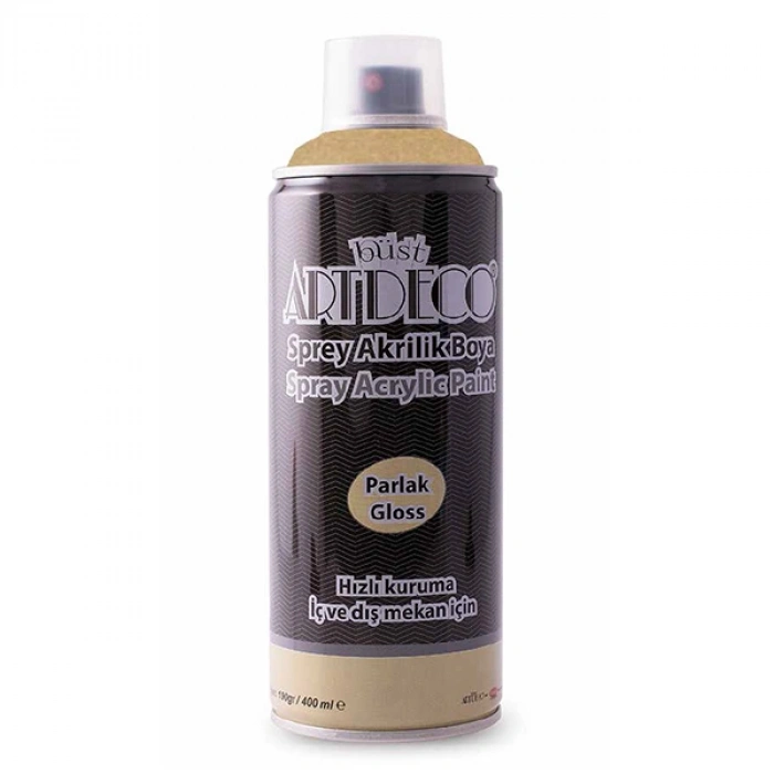 Artdeco Akrilik Sprey Boya 400 ML Krom Altın Y-400-995