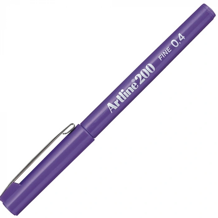 Artline Fineliner 0.4 MM Mor EK-200N