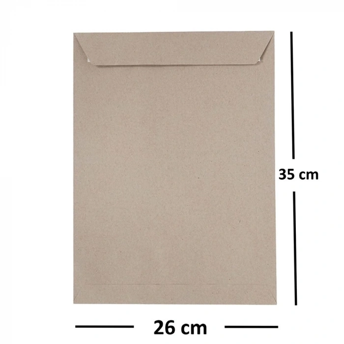 Asil Doğan Torba Zarf İmt Kraft Silikonlu 26x35 90 GR AS-0861