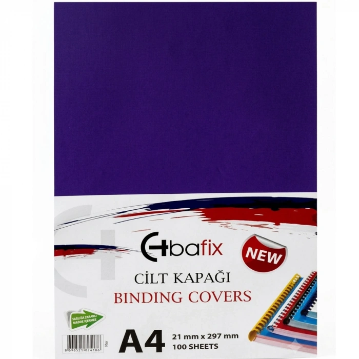 Bafix Cilt Kapağı Plastik Opak A4 160 MIC Mor