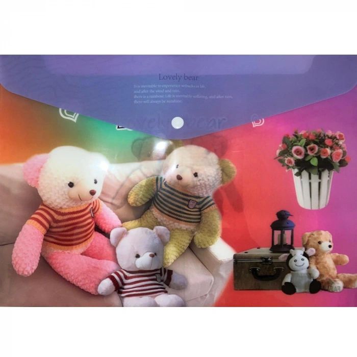 Bafix Çıtçıtlı Dosya Fafayu Desenli YY-0102