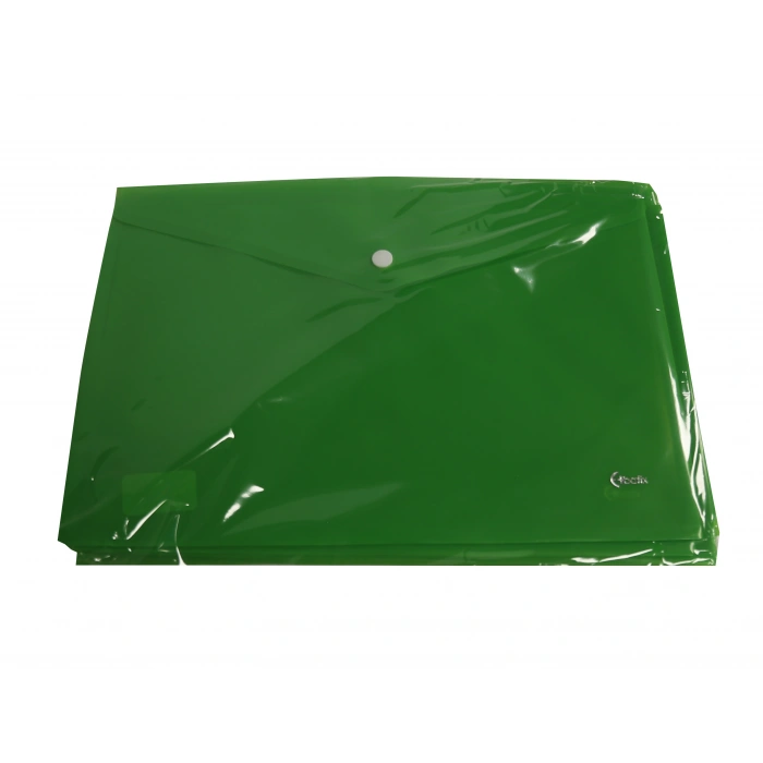 Bafix Çıtçıtlı Zarf Dosya A4 Yeşil BFX-U1120P-YE