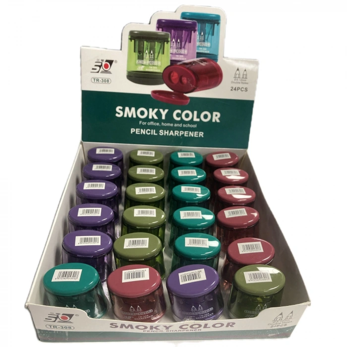 Bafix Kalemtıraş Çiftli Hazneli Smoky Color Tr-308