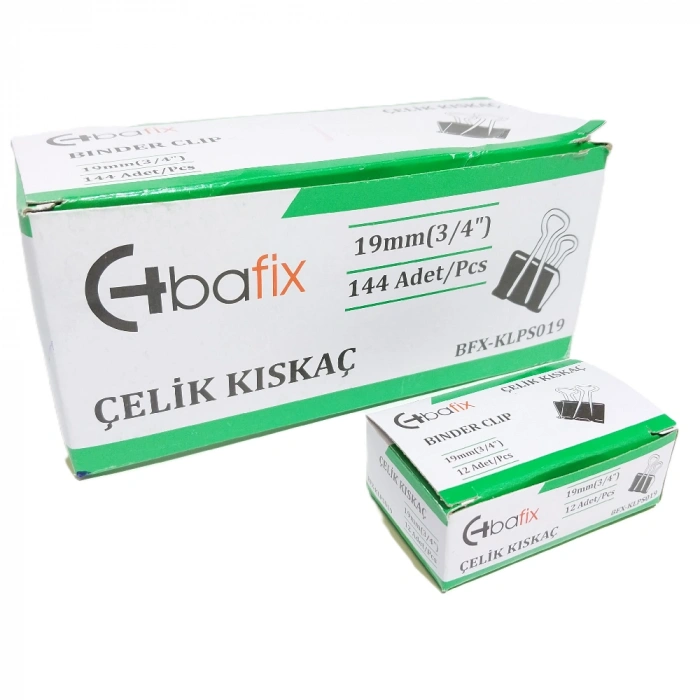 Bafix Kıskaç (Klips) Çelik 19 MM Bfx-Klps019