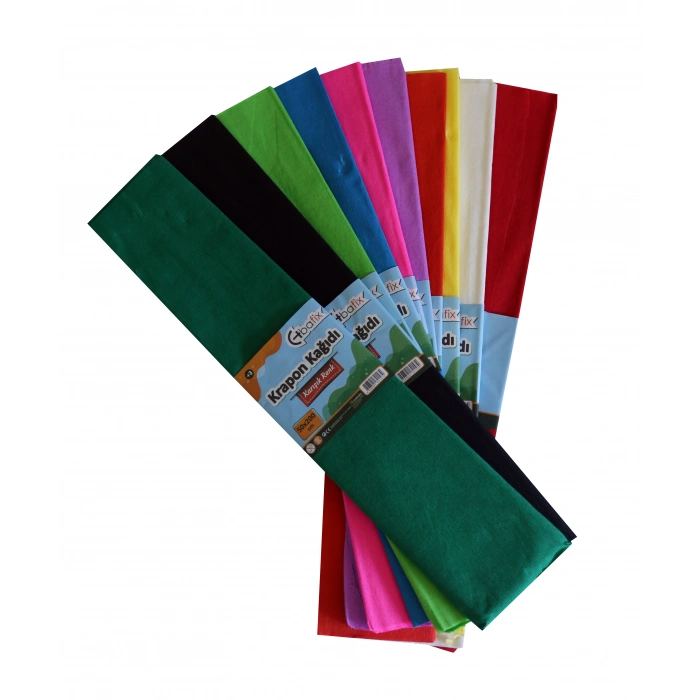 Bafix Krepon Kağıdı 10 LU 50x200 CM Karışık Renk