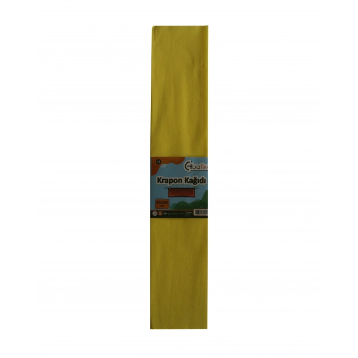 Bafix Krepon Kağıdı 10 LU 50x200 CM Sarı