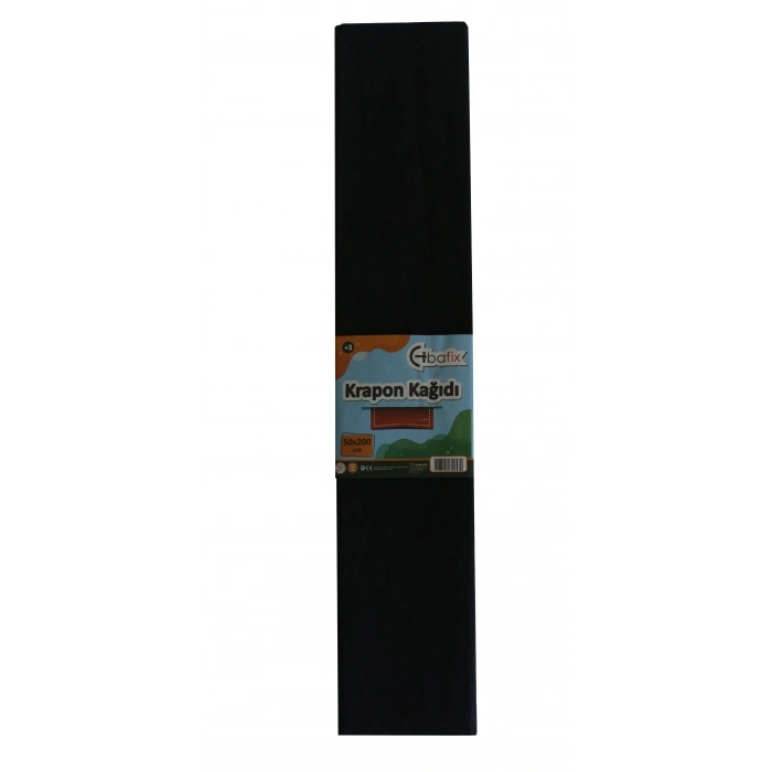 Bafix Krepon Kağıdı 10 LU 50x200 CM Siyah