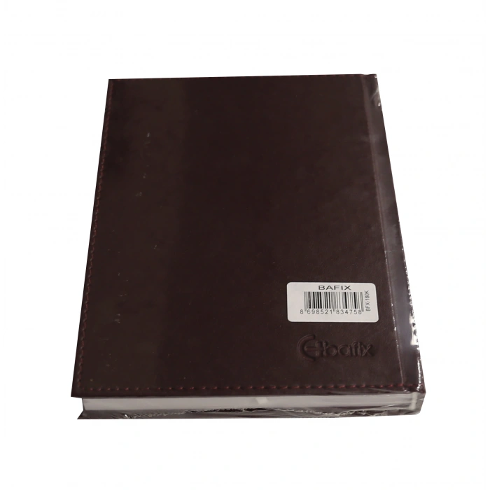 Bafix Modelist Defter Kareli Suni Deri 168 YP 14x20