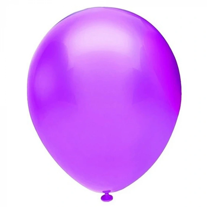 Balonevi 12 Baskı Balonu Neon Açık Violet 100 Lü