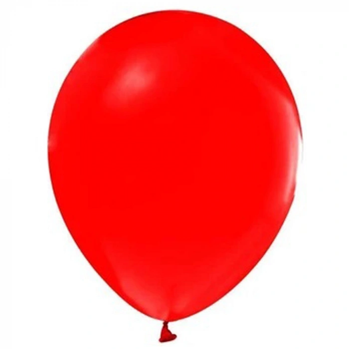 Balonevi 12 Baskı Balonu Neon Kırmızı 100 Lü