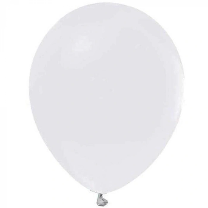 Balonevi Balon 12 Baskı Balonu Beyaz 100 Lü