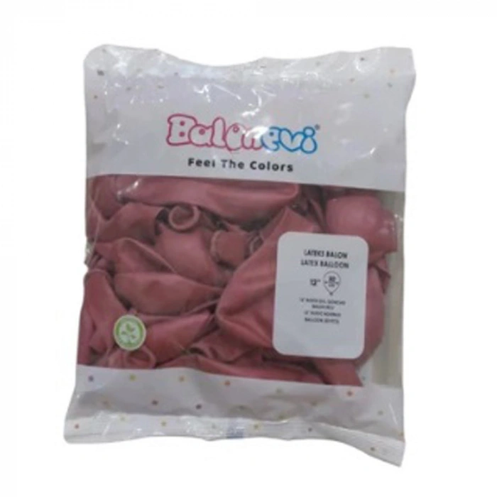 Balonevi Balon 12 Gül Goncası 50 Li
