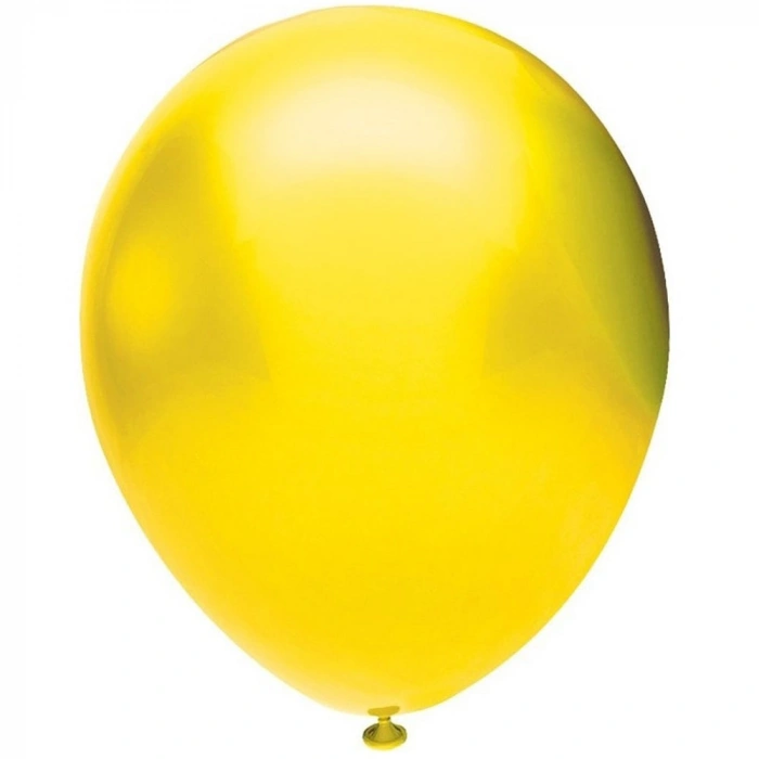 Balonevi Balon 12 Metalik Sarı 12 Li