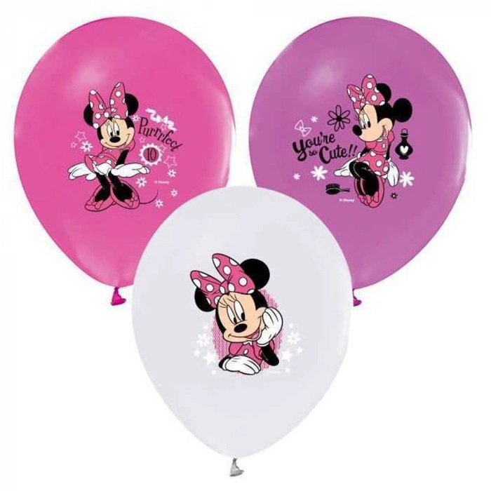 Balonevi Balon 4+1 Minnie Happy Helpers Baskılı 12