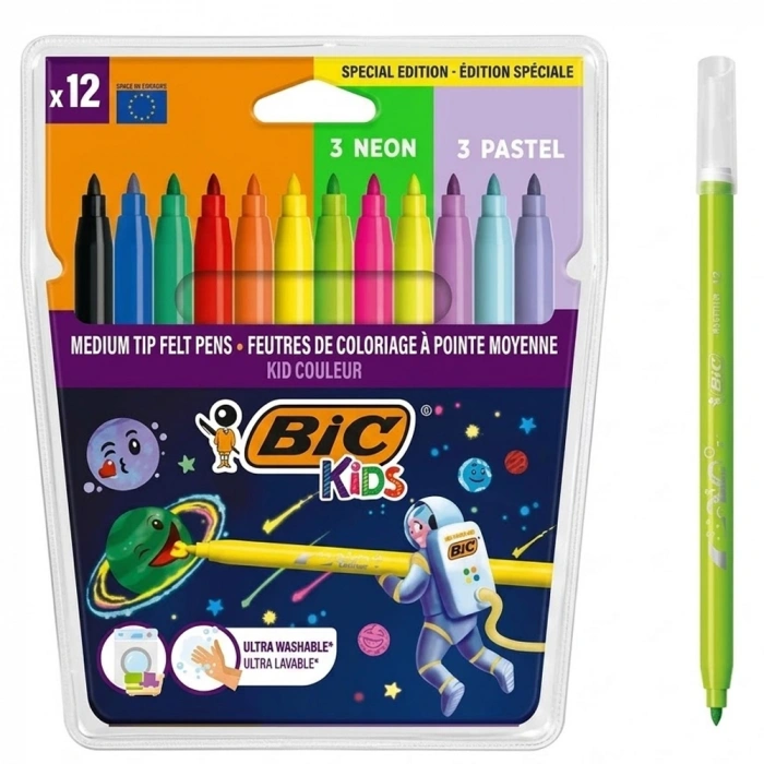 Bic Cosma Keçeli Kalem 12 Renk