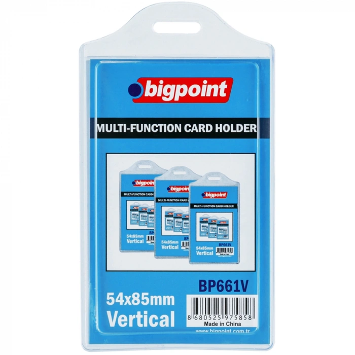 Bigpoint Kart Kabı Çok Amaçlı Soft Dikey 54x85 MM BP661V