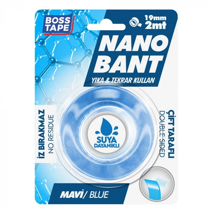 Boss Tape Yeni Mavi Nano Bant Magic Tape (Blister) Bt-01032