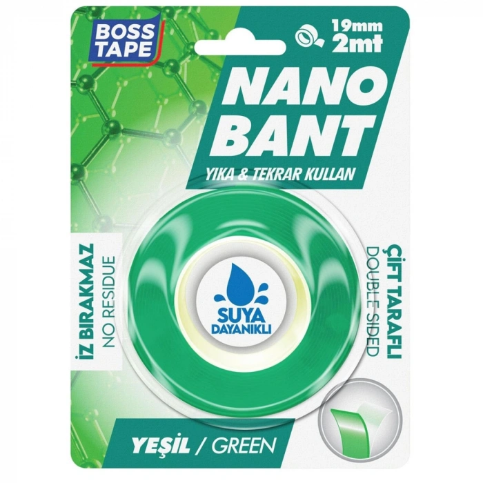 Boss Tape Yeni Yeşil Nano Bant Magic Tape Bt-01035