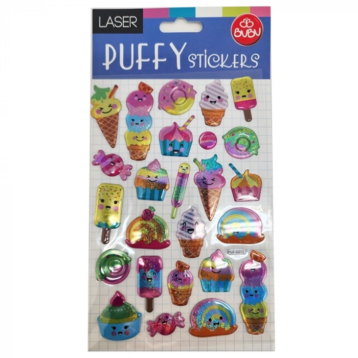 Bu-Bu Damla Stickers Dondurma 12,5x23,5 BUBU-PUF-6210