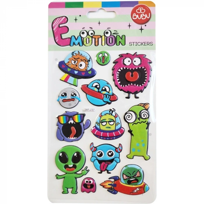 Bu-Bu Emotıons Emotıo Puffy Stick Uzaylı 10.9x20.5 BUBU-SWP-2707
