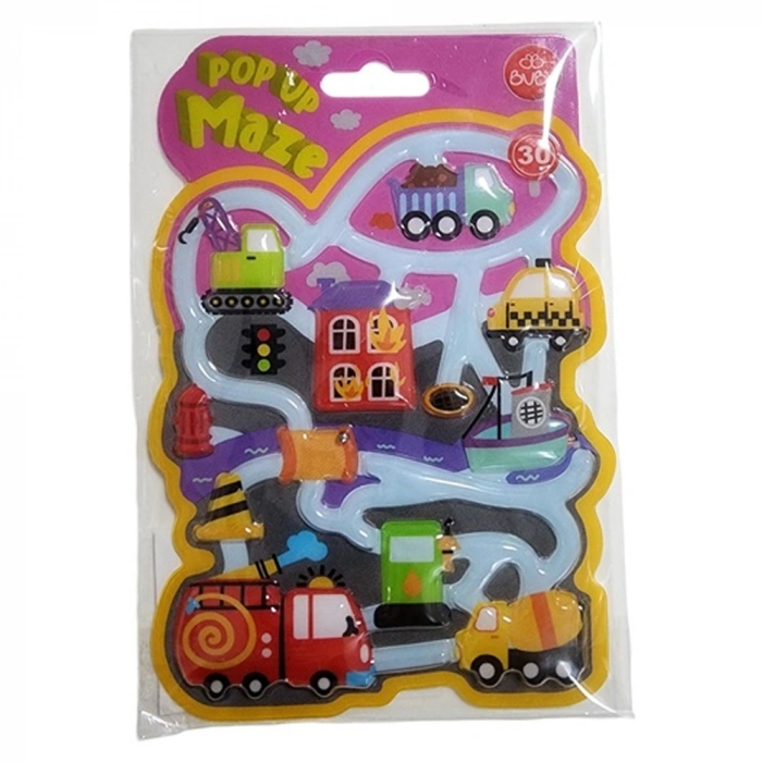 Bu-Bu Stickers Pop Up Maze İtfaiye 18X12