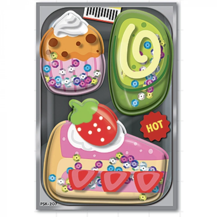 Bu-Bu Stickers Pop Up Shakers Pasta 20.5X11