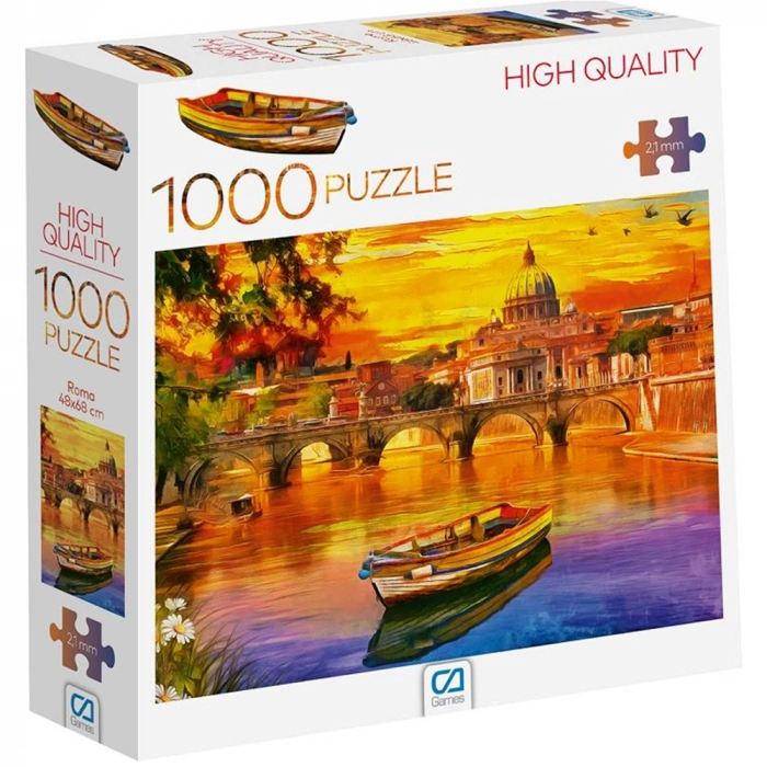 Ca Games Puzzle 1000 Parça Roma 7033