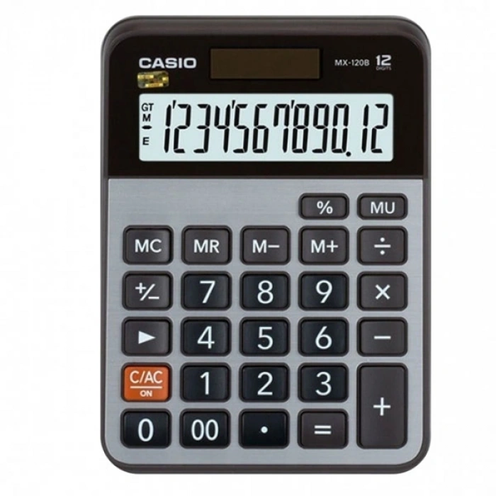 Casio Hesap Makinesi Masaüstü 12 Hane AX-120B