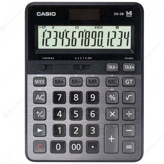 Casio Hesap Makinesi Masaüstü 14 Hane DS-3B
