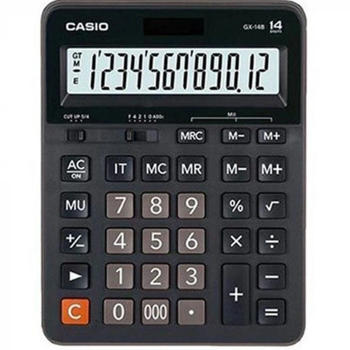 Casio Hesap Makinesi Masaüstü 14 Hane GX-14B