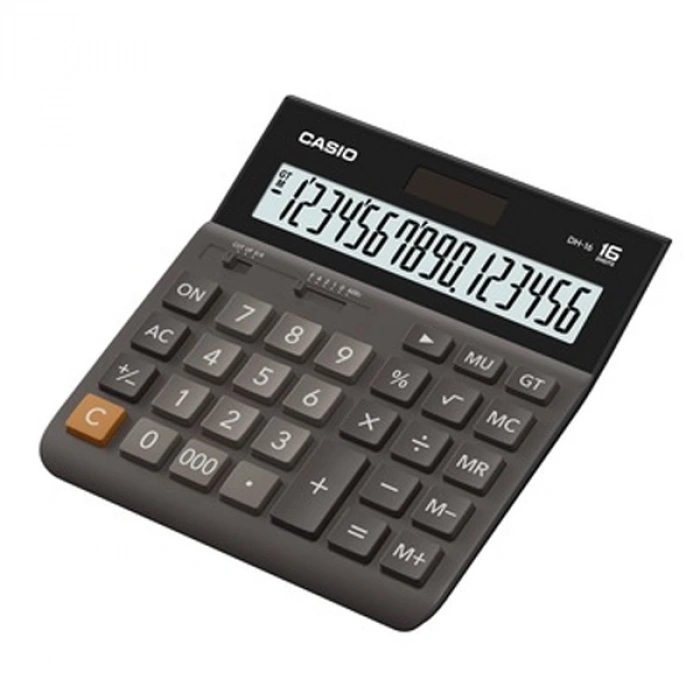 Casio Hesap Makinesi Masaüstü 16 Hane DH-16 BK