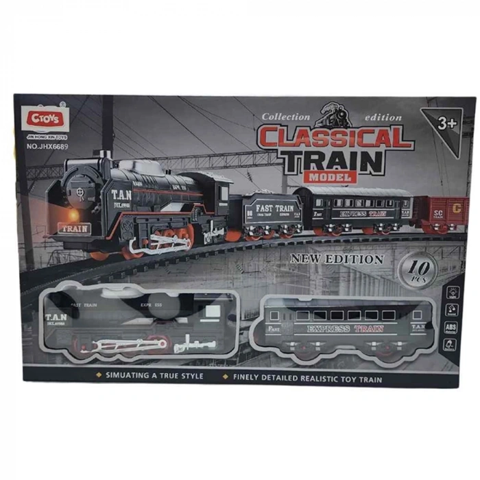 Ctoy Oyuncak Işıklı Sesli Tren Seti 10 Parça CTOY-JHX6689