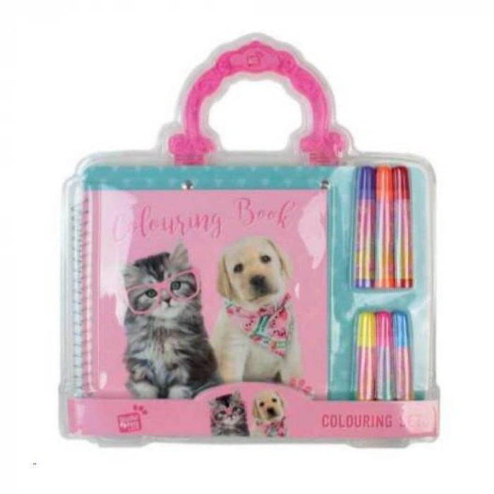 Dolphin Studio Pets Boyama Seti Çantalı PT-0300