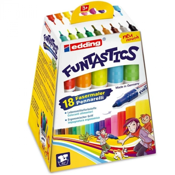 Edding Keçeli Kalem Kalın 14 18 Lİ 4-14-18 funtastics