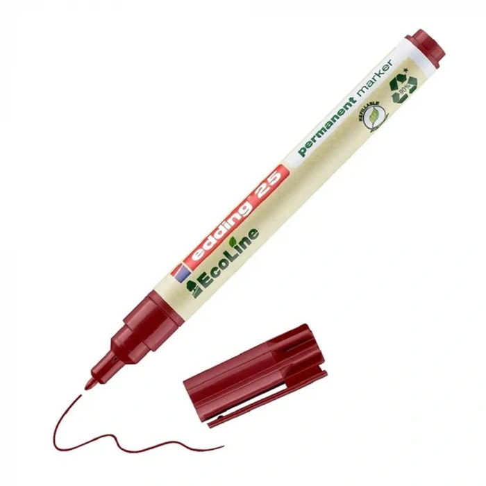 Edding Permanent Markör 25 Ecoline Kırmızı