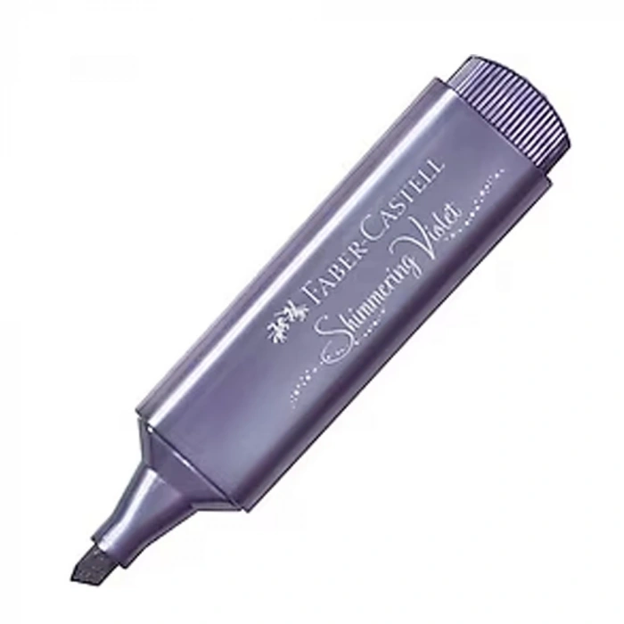 Faber-Castell 1546 Fosforlu Kalem Metalik Mor