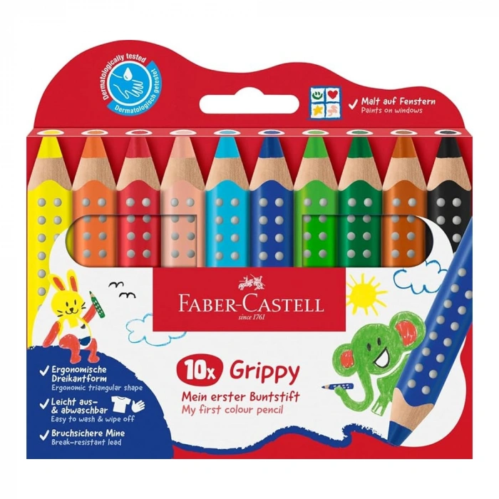 Faber-Castell Boya Kalemi Grippy 10X 5171110625000
